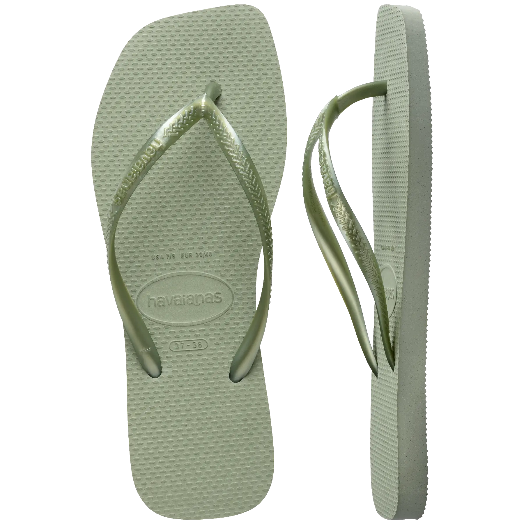 Women's Slim Square Flip Flops - Image 3