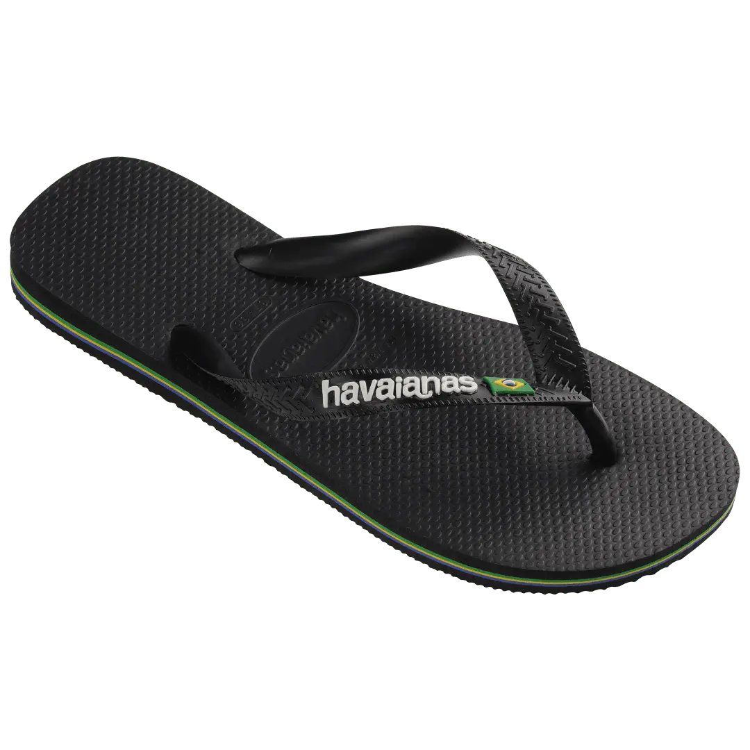 Men's Brazil Logo Flip Flops - Image 2